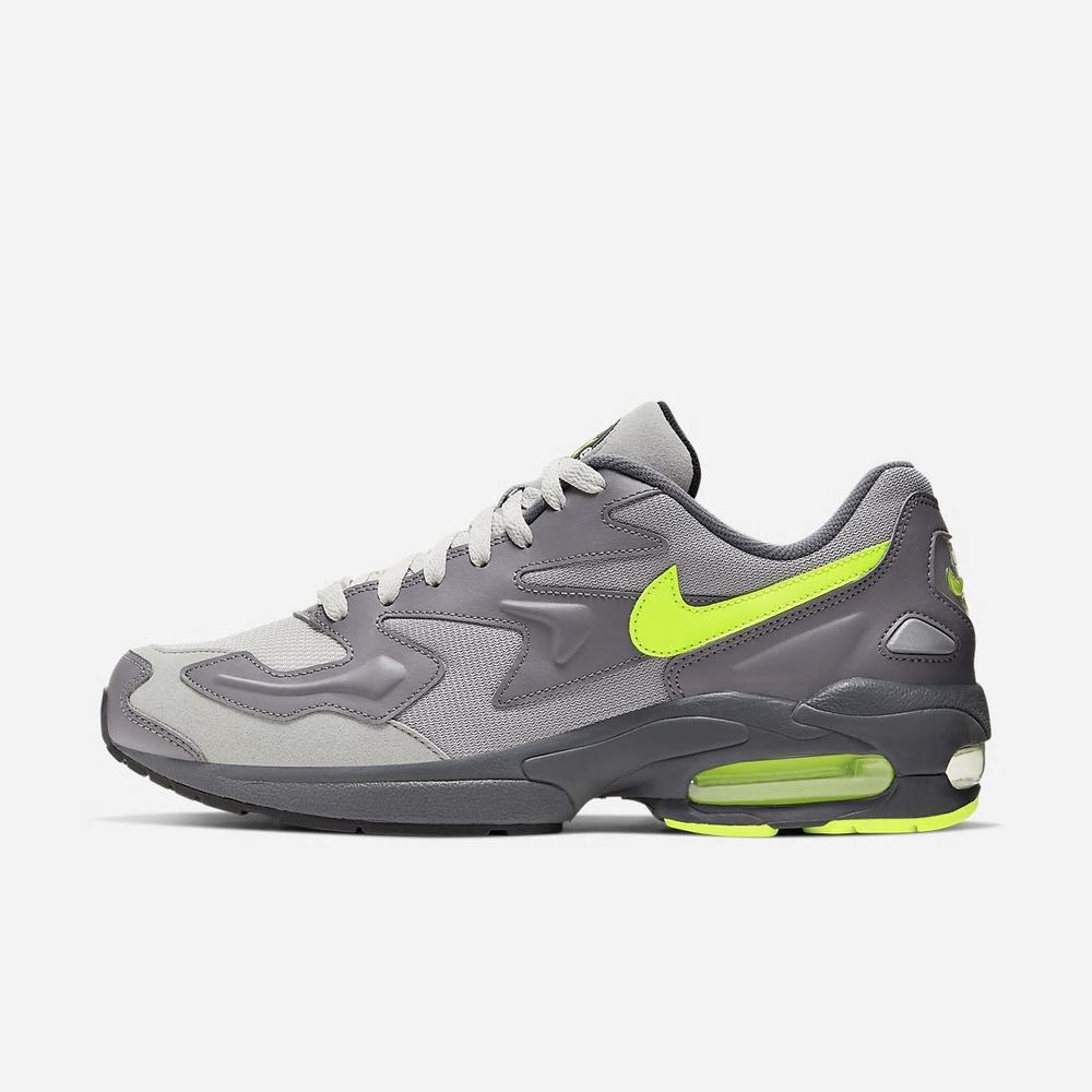 Sneakers Nike Air Max2 Light Grise 0521-769 Gunsmoke/Vast Grey/Dark Grey/Volt Homme | XWY-52980768